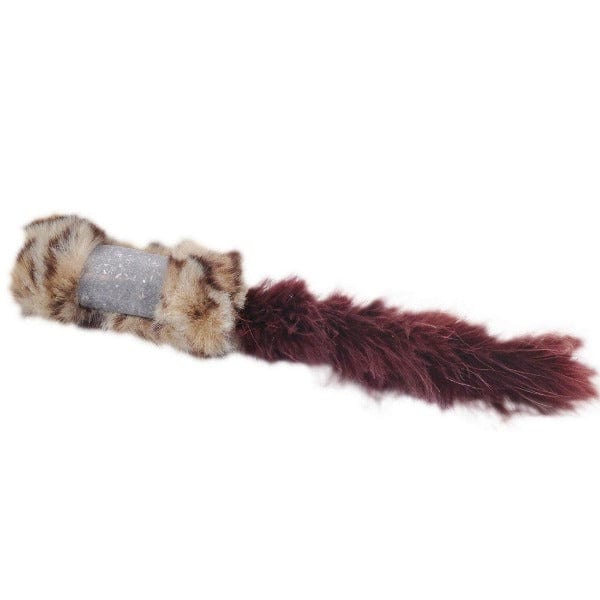 Turbo Brand Catnip-Filled Belly Critters Cat Toys with Squirrel Tail Design