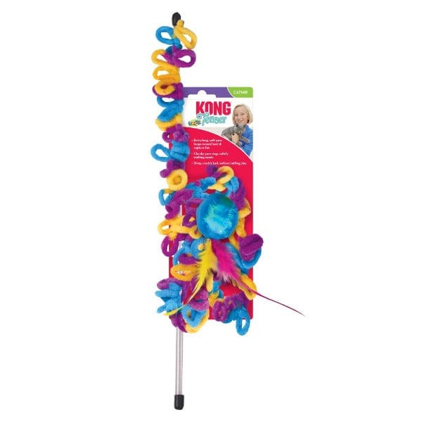 KONG North American Premium Teaser Loopz Interactive Cat Toy for Hunting and Play