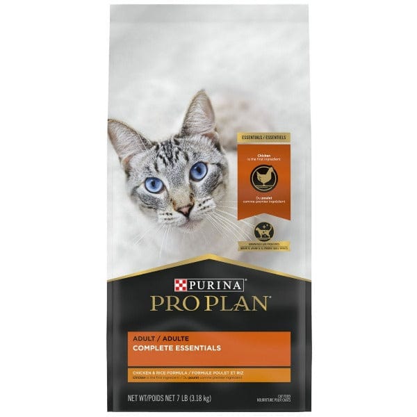 Purina Pro Plan Adult Dry Cat Food with Complete Essentials Chicken & Rice Recipe