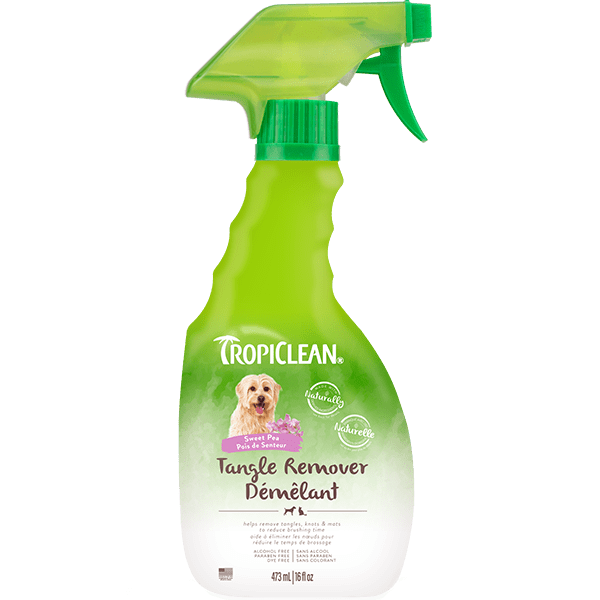 Tropiclean Sweet Pea Spray for Effortless Tangle Removal
