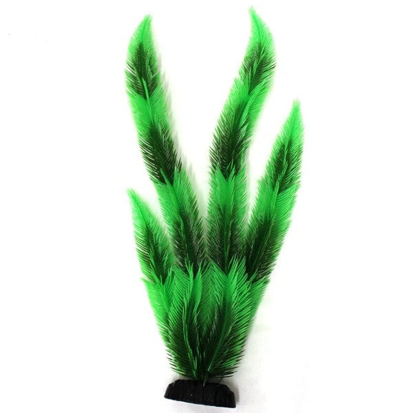 16-Inch Green Hornwort Plastic Aquarium Plant for Lifelike Fish Habitat