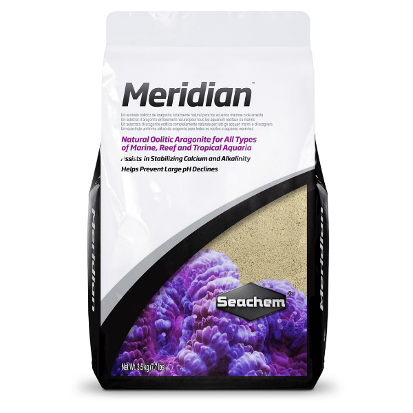 Seachem Meridian All-Natural Oolitic Aragonite Substrate for Reef and Marine Aquariums
