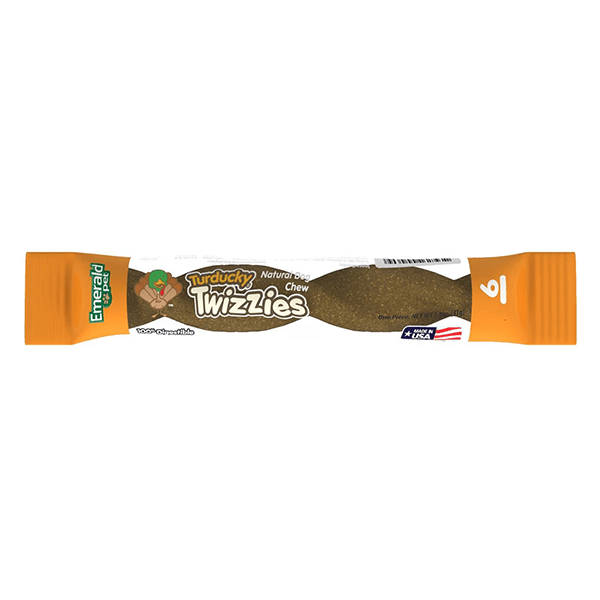Emerald Pet All - Natural Turducky Twizzies Chews for Dogs
