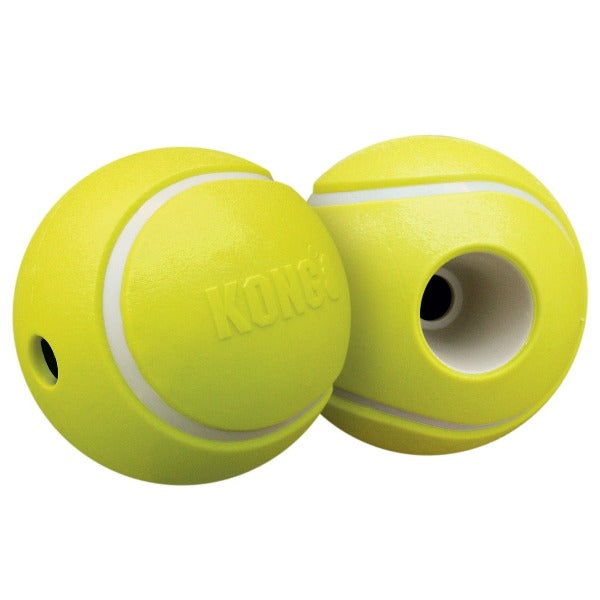KONG Rewards Tennis Interactive Treat - Dispensing Dog Toy for Canine Entertainment