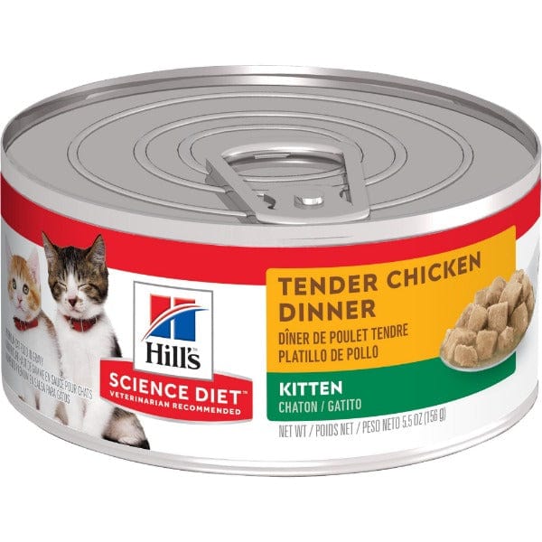 Hill's Science Diet 5.5oz Canned Tender Chicken Dinner Kitten Food
