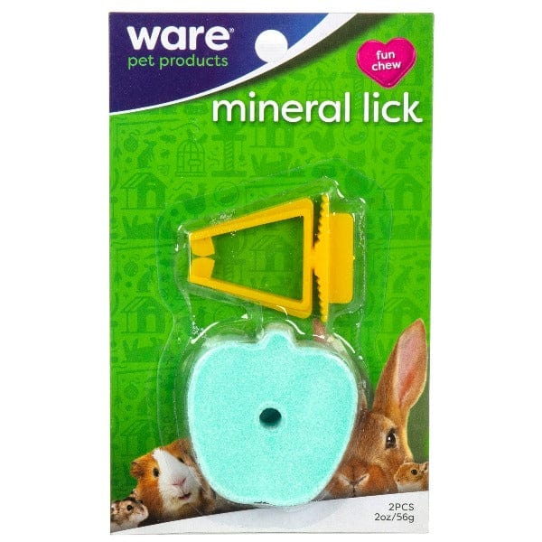 Ware Trace Mineral Apple - Shaped Lick for Small Pets with Free Holder