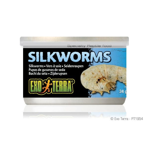Exo Terra Canned Specialty Silkworms - Ideal Reptile Food