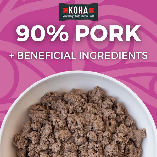 KOHA Limited Ingredient Diet Canned Pork Entrée for Dogs with Joint & Digestive Support