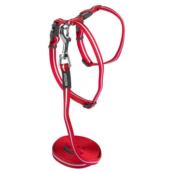 Rogz AlleyCat Reflective Adjustable Cat Harness & Lead Set