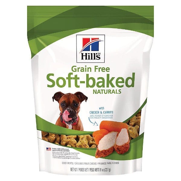 Hill's Premium Grain-Free Soft-Baked Natural Dog Treats with Real Chicken and Carrots