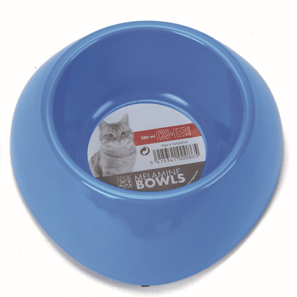 M-PETS Small Non-Slip Melamine Pet Food and Water Bowl
