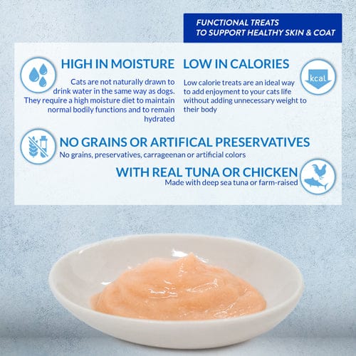Inaba Churu Creamy Tuna Purée Cat Treat for Healthy Skin & Coat
