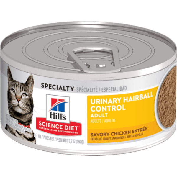 Hill's Science Diet Adult Canned Cat Food - Savory Chicken for Urinary & Hairball Control