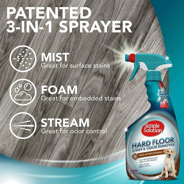 Simple Solution 32oz Hard Floors Pet Stain & Odor Removal Spray