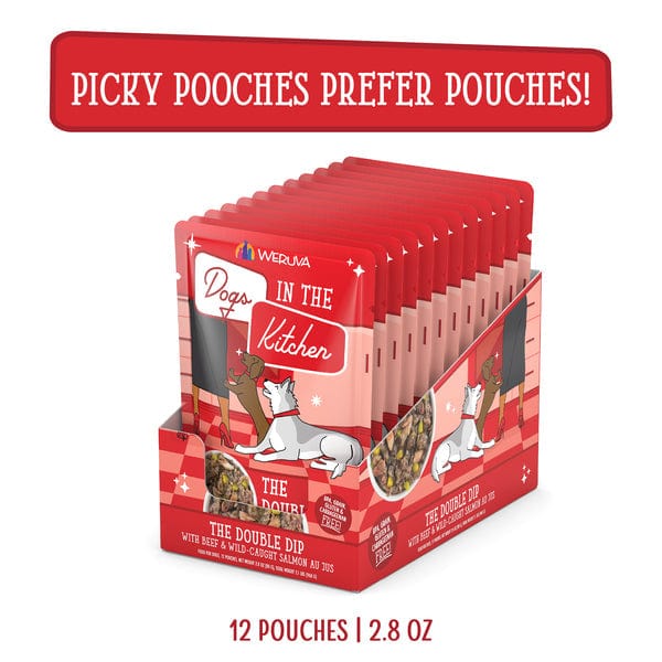 Double Dip Pouch Dog Food by Dogs in the Kitchen - A Tasty Meal for Canine Companions