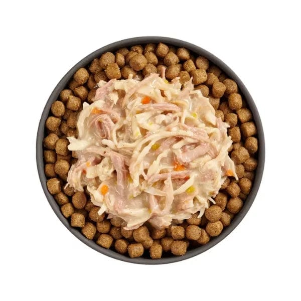 Go! Solutions Booster Premium Wet Cat Food for Weight Management - Shredded Chicken and Duck in Bone Broth