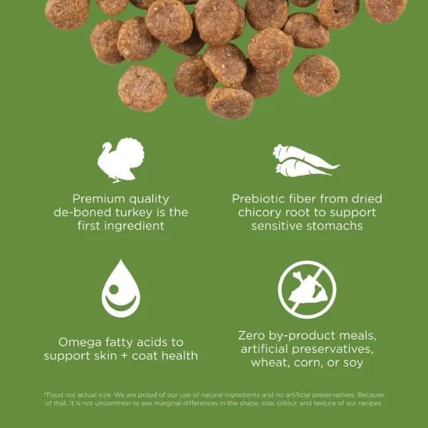 Go! Solutions Grain-Free Dry Dog Food with Limited Ingredients - Turkey Recipe for Dogs with Sensitive Diets