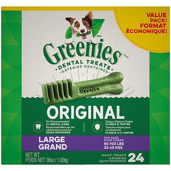 Greenies Large-Sized Original Dental Treats for Dogs