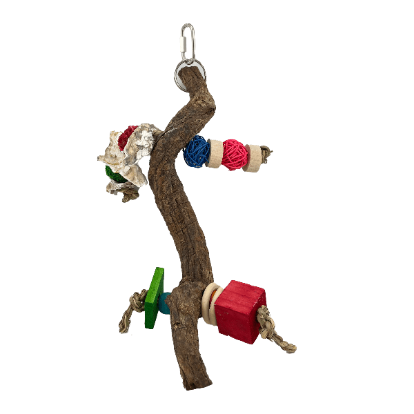 Tweeters' Unique All - in - One Enriching Bird Perch