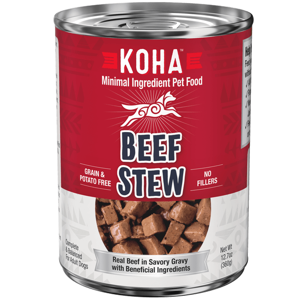 High - Quality Canned KOHA Beef Stew Dog Food for Canine Nutrition