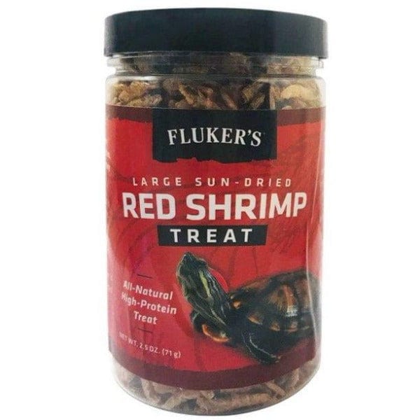 Fluker's High - Protein Large Sun - Dried Red Shrimp Pet Treat
