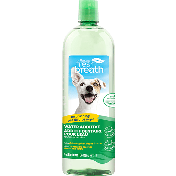 Tropiclean Dental Health Water Additive Solution for Dogs to Maintain Fresh Breath