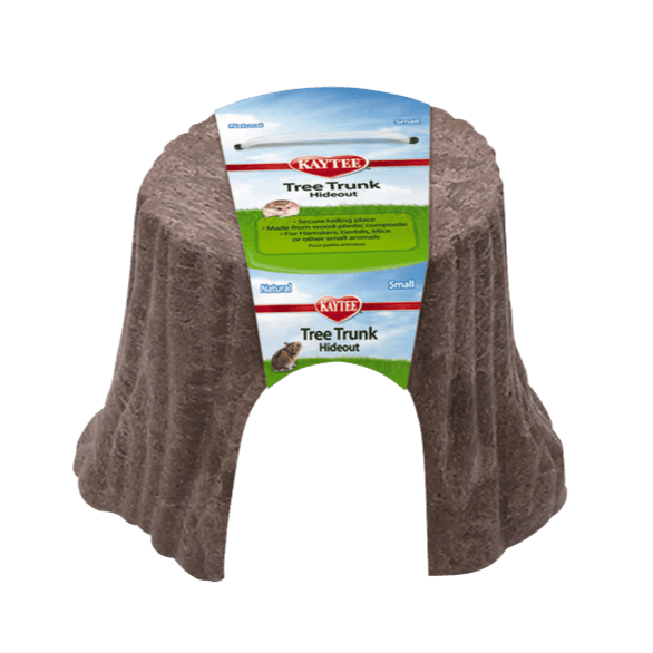 Kaytee Natural Old - Tree - Stump - Shaped Small Animal Hideout for Various Pets