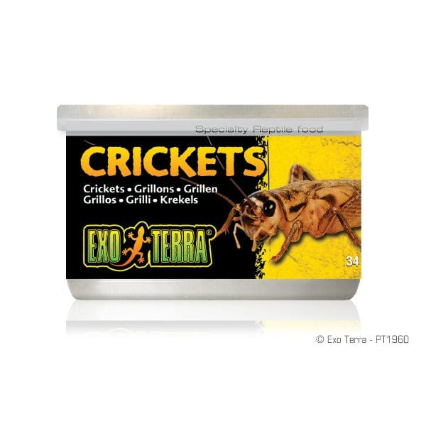 Exo Terra Canned Specialty Crickets - Ideal Reptile Food Option
