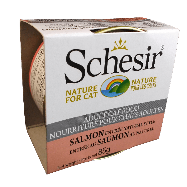 Schesir Natural-Style Adult Wet Cat Food with Succulent Salmon