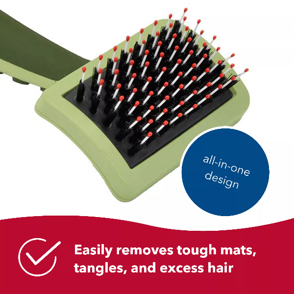 Safari by Coastal All - in - One Complete Grooming Cat Brush for All Coat Types