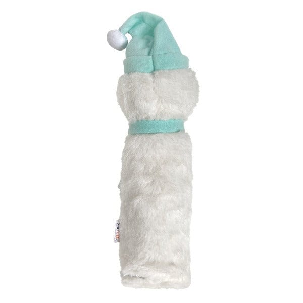 FouFit Festive Holiday Snowman Cuddle Plush Dog Cruncher Toys