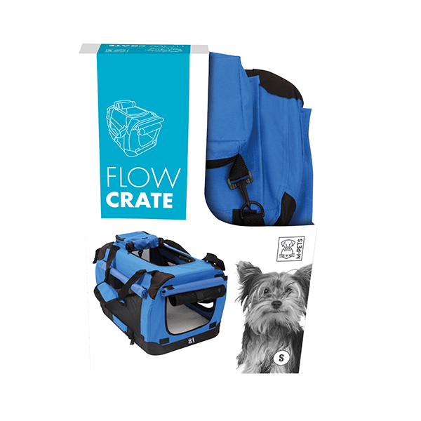 M-PETS Foldable and Portable Flow Dog Crate for Indoor and Outdoor Use