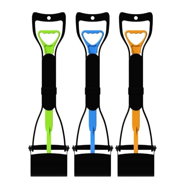Colorful Spotty Scooper with Spring Action for Easy Pet Waste Cleanup