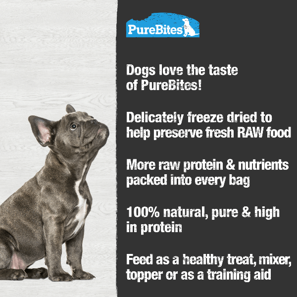 PureBites 95g Freeze - Dried High - Value Lamb Liver Dog Treats