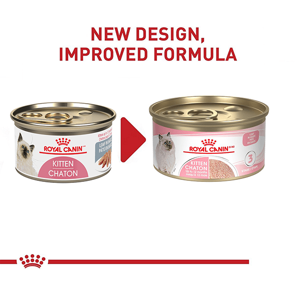 Royal Canin Sauce - Topped Kitten Loaf Canned Cat Food for 4 - 12 Months Old