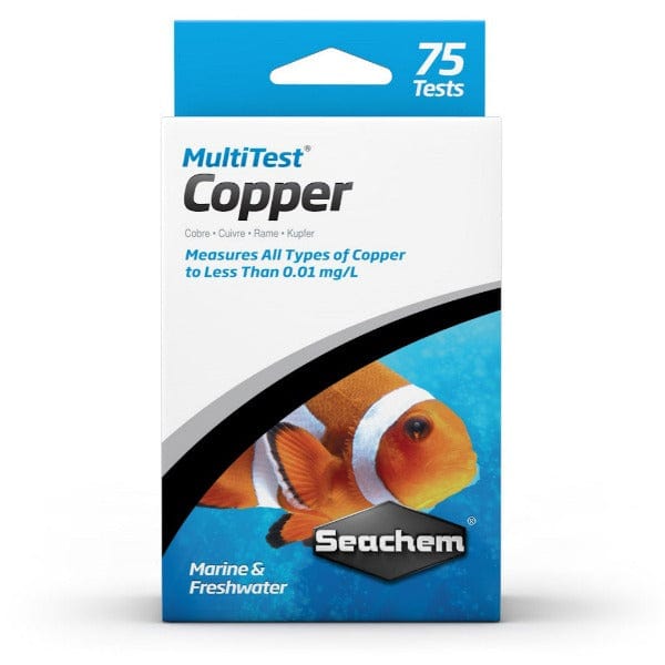 Seachem Multi - Test Kit for Copper Detection with 75 Tests
