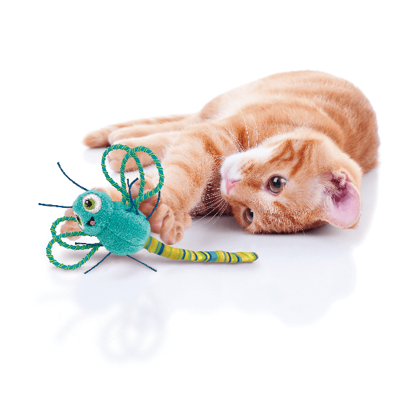 KONG Flingaroo Dragonfly Interactive Cat Toy for Endless Pounce and Capture Fun