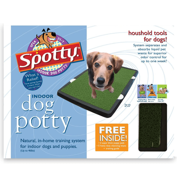 Revolutionary Spotty Indoor Dog Potty for Small to Medium Dogs