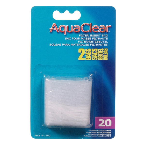 Fluval AC Series Reusable Nylon Filter Insert Bags - 2-Pack