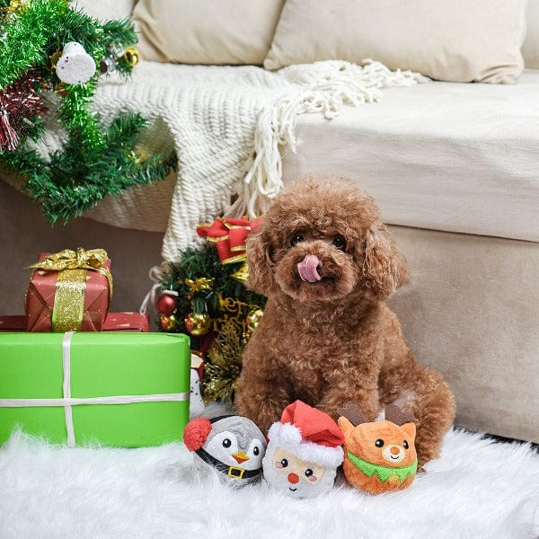 HugSmart Happy Woofmas Toy: 3 Adorable Styles for Your Pup