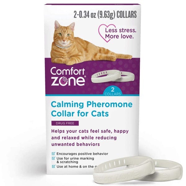 Comfort Zone Cat Calming Pheromone Collar for On - the - Go Cats