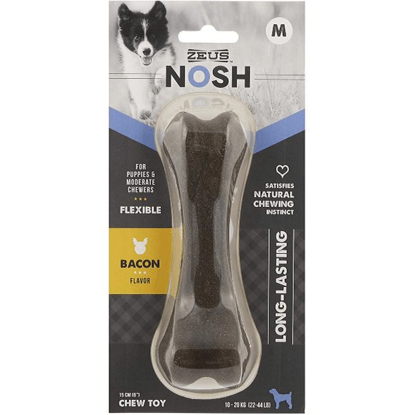 Zeus NOSH High - Quality Flexible Chew Bone Toy for Dogs of All Ages