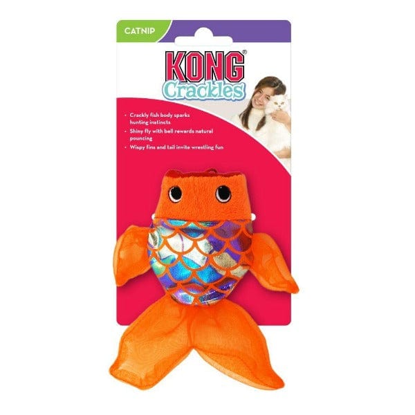 KONG Brand Crackling and Shiny Gulpz Cat Interactive Toy