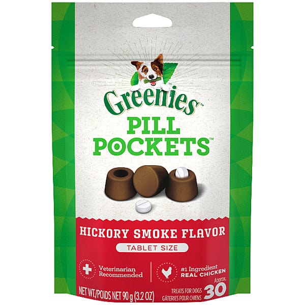 Greenies Canine Pill Pockets Dog Treats with Hickory Smoke Flavor