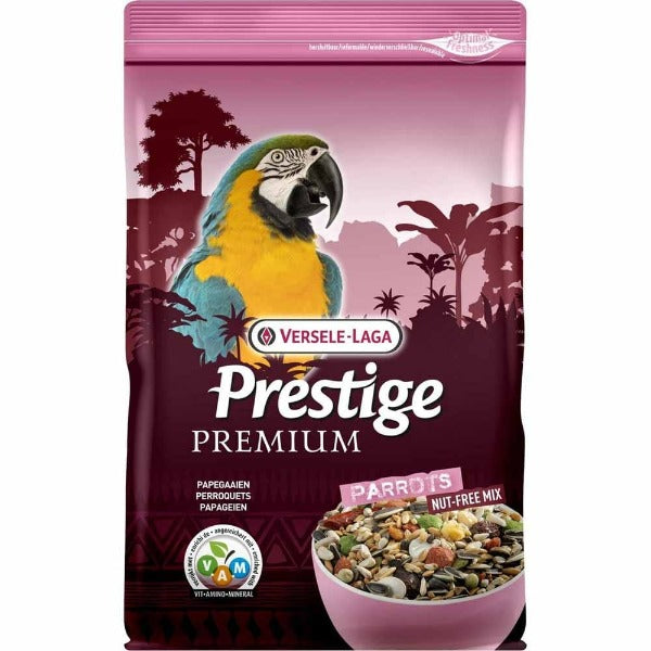 Versele-Laga Prestige Nut-Free Seed Mix Specially Designed for Parrots