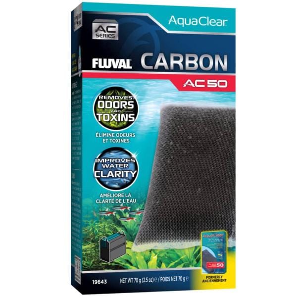 Fluval Activated Carbon Power Filter Insert for AC Series in Fresh and Saltwater Aquariums
