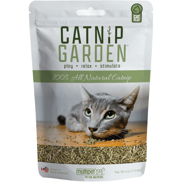 Multipet 100% Organic North American Catnip Garden for Happy Cats