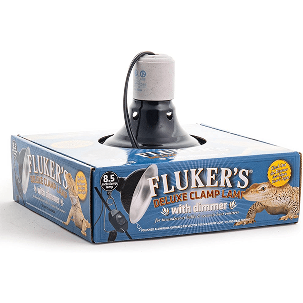Fluker's Premium Adjustable Clamp Lamp with Dimmer Function