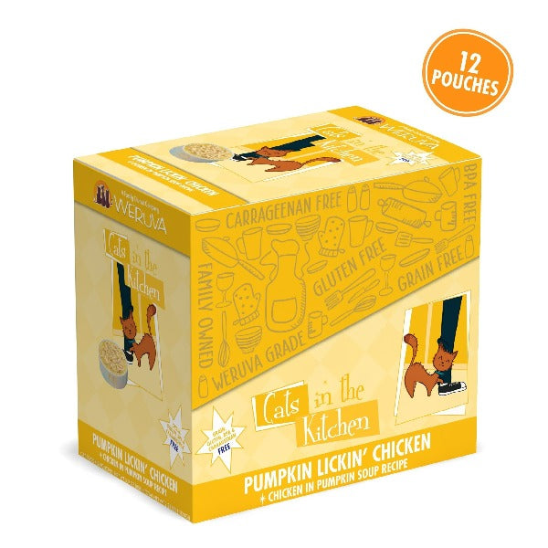 Cats in the Kitchen Pumpkin - Infused Boneless Chicken Pouch Cat Food