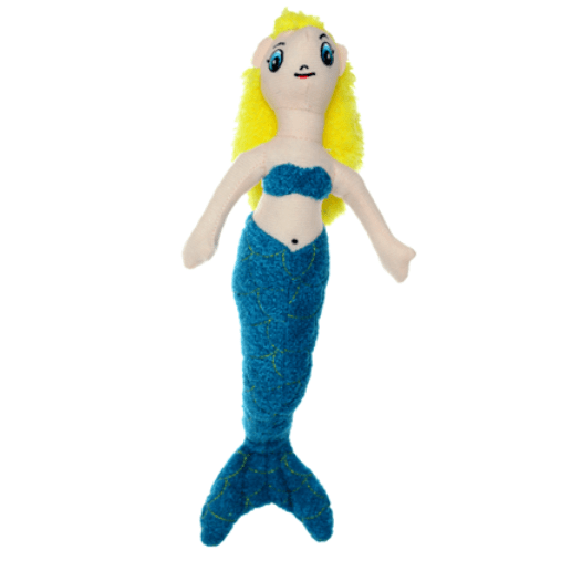 Tuffy Mighty Mythical Junior Mermaid-themed Dog Interactive Play Toy